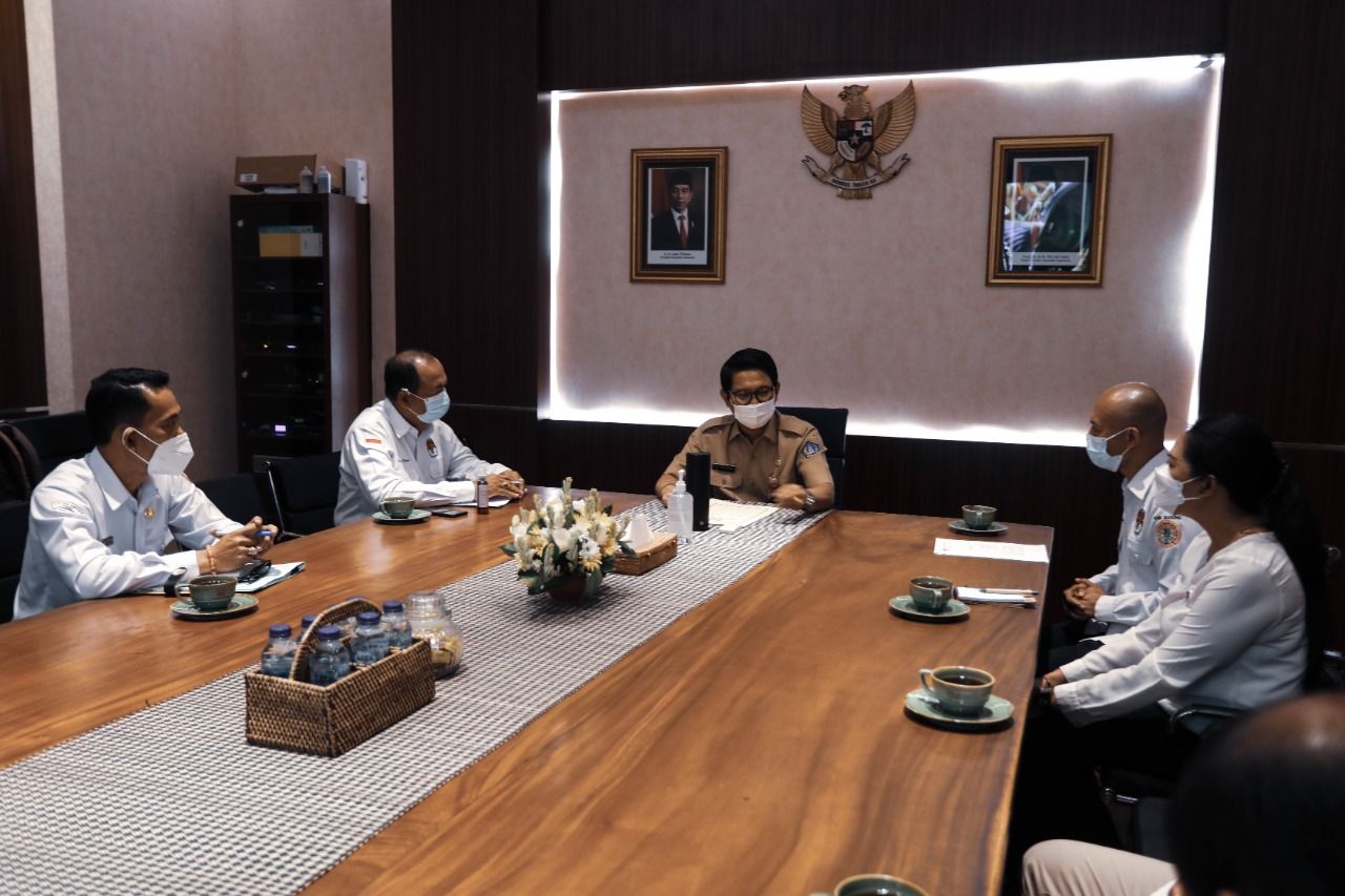 podiumnews.com-Diterima Sekda, KPU Badung Sampaikan Rencana Tahapan Pemilu 2024